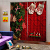 Christmas Theme Window Curtain-140x100cm Style01