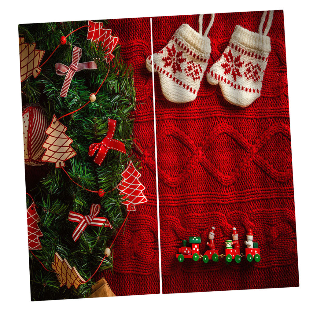 Christmas Theme Window Curtain-140x100cm Style01