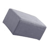 Stretch Ottoman Pouf Cover Footrest Stool Slipcover Protector Gray