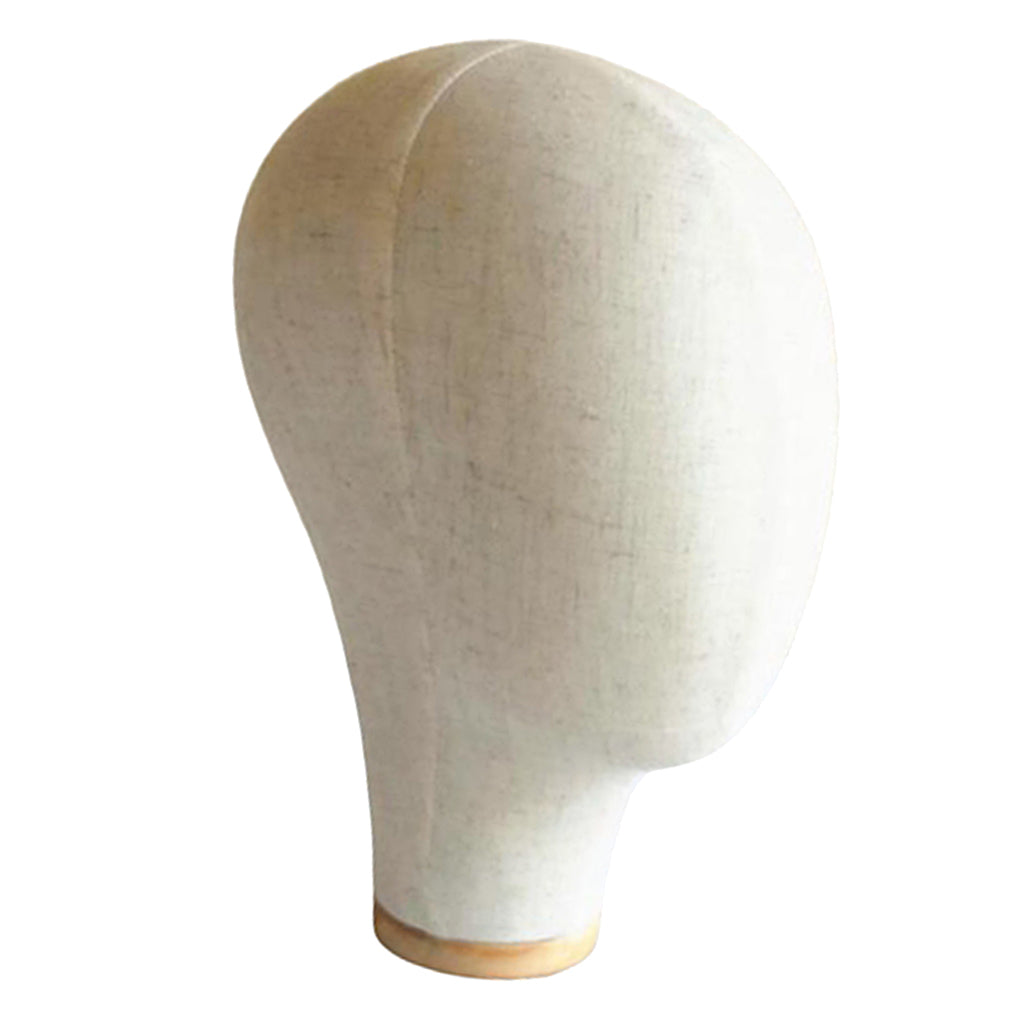 Tabletop Canvas Wig Making Mannequin Hat Holder Stand Display Manikin Model 03