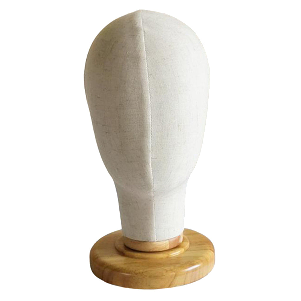 Tabletop Canvas Wig Making Mannequin Hat Holder Stand Display Manikin Model 01