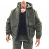 1/6 Men Hooddie Set Clothing for Phicen Figures Toy Accessories Parts green