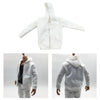 1/6 Men Hooddie Set Clothing for Phicen Figures Toy Accessories Parts white