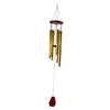 Outdoor Garden Wind Chime Deep Tone Aluminium Tube Windchimes Pendant Golden