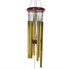 Outdoor Garden Wind Chime Deep Tone Aluminium Tube Windchimes Pendant Golden