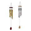 Outdoor Garden Wind Chime Deep Tone Aluminium Tube Windchimes Pendant Silver