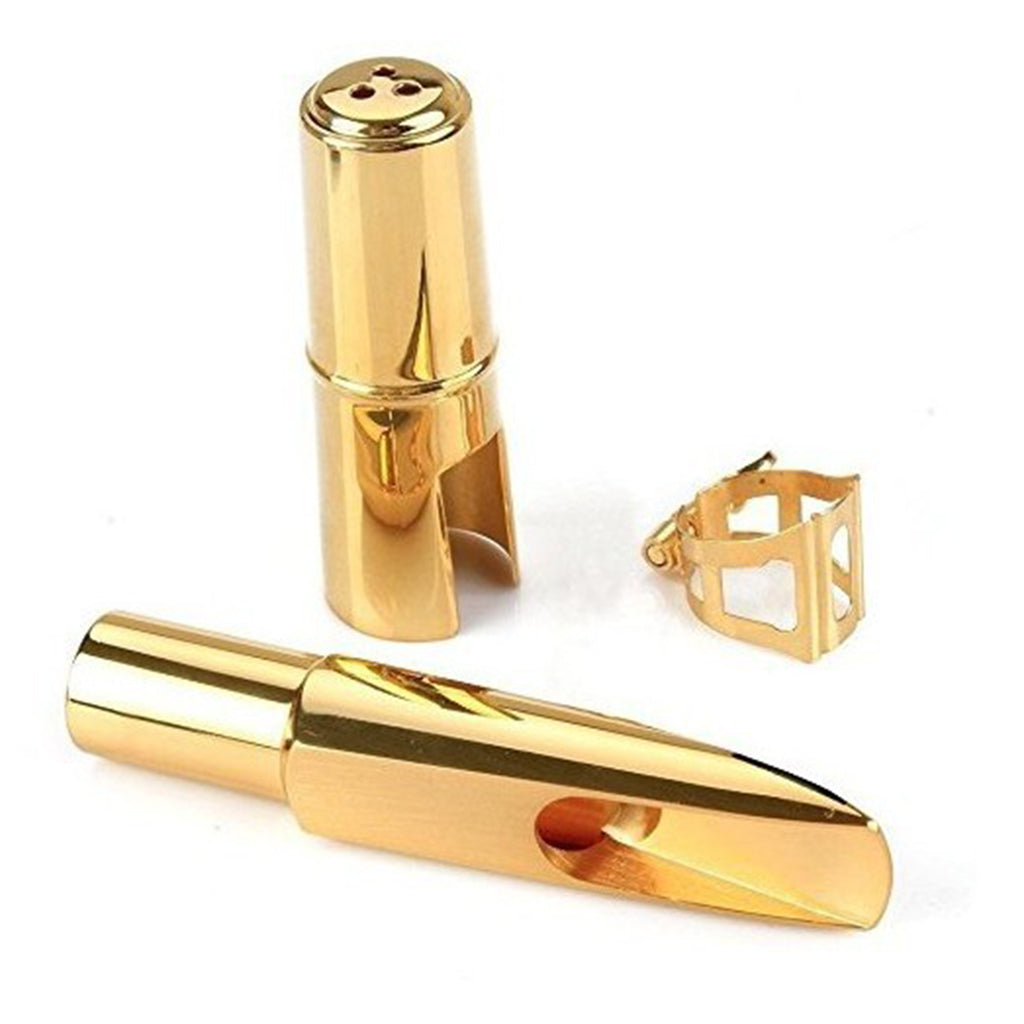 1pc Metal Sax Flute Head Cap Golden Alto Saxophone Accessory Parts Student