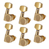 6 Pieces Electric Guitar String Button Tuning Key Tuner Pegs Closed Knobs