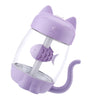 3 In 1 USB Cute Cat Air Humidifier Cool Mist Maker Mini Humidifier  Purple