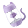 3 In 1 USB Cute Cat Air Humidifier Cool Mist Maker Mini Humidifier  Purple