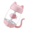 3 In 1 USB Cute Cat Air Humidifier Cool Mist Maker Mini Humidifier  Pink