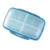 Large 8 Slot Portable Medicine Case Storage Pill Holder Box Waterproof Blue