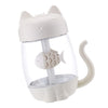 3 In 1 USB Cute Cat Air Humidifier Cool Mist Maker Mini Humidifier  White