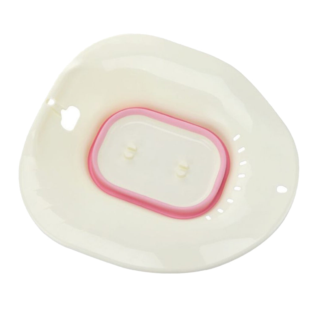 Foldable Plastic Sitz Bath Tubs Perineal Hemorrhoidal Soak Pain Relief  Pink