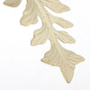 2pcs Curtain Tieback Hooks Leaf-Shaped Drapery Holder Wall Hanger Golden