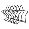 Metal Wire Desktop Storage Book Rack Magazine Newspaper Holder 5 Star