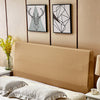 Dustproof Stretchy Bedroom Bed Headboard Cover Protector 150cm Camel