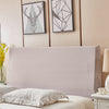 Dustproof Stretchy Bedroom Bed Headboard Cover Protector 150cm Light Grey