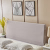 Dustproof Stretchy Bedroom Bed Headboard Cover Protector 150cm Light Grey