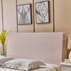 Dustproof Stretchy Bedroom Bed Headboard Cover Protector 120cm Light Pink