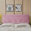 Stretchable Bed Headboard Slipcover Bedhead Dustproof Cover Protector 120cm Pink