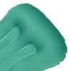 Inflatable Pillow Travel Air Cushion Travel Head Rest Support Green