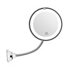 Flexible Gooseneck 10X Magnified Lighted Makeup Shaving Swivel Mirror 17cm