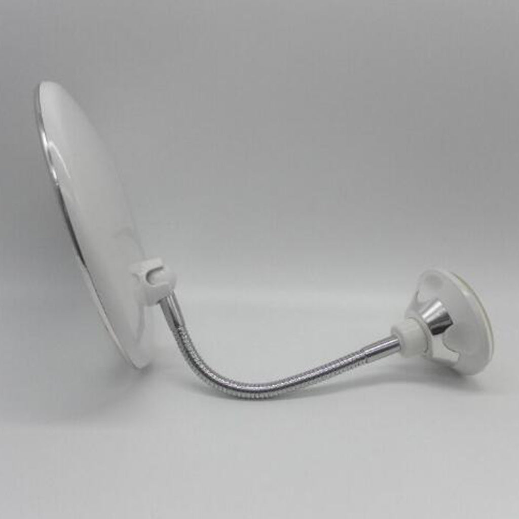 Flexible Gooseneck 10X Magnified Lighted Makeup Shaving Swivel Mirror 17cm