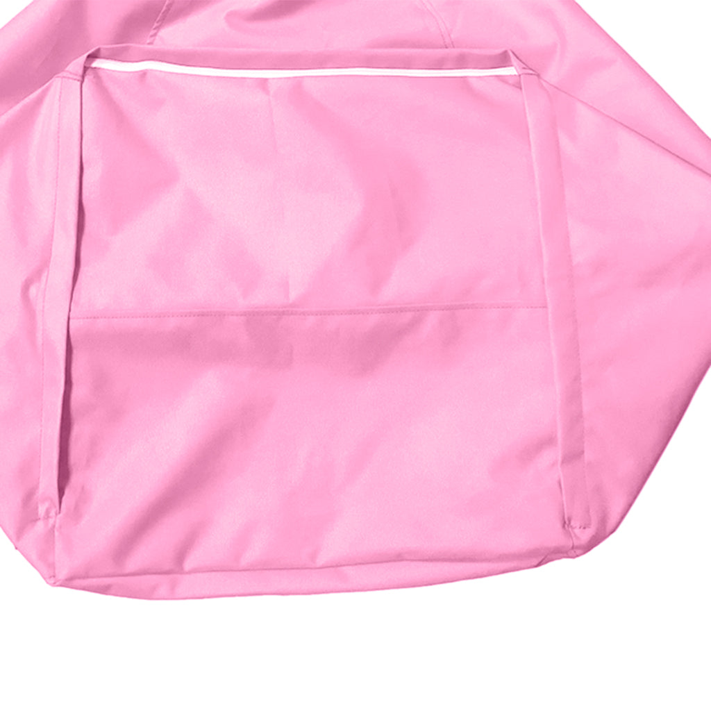 Waterproof Bean Bag Cover without Filling Stuffed Animal Holder Pink