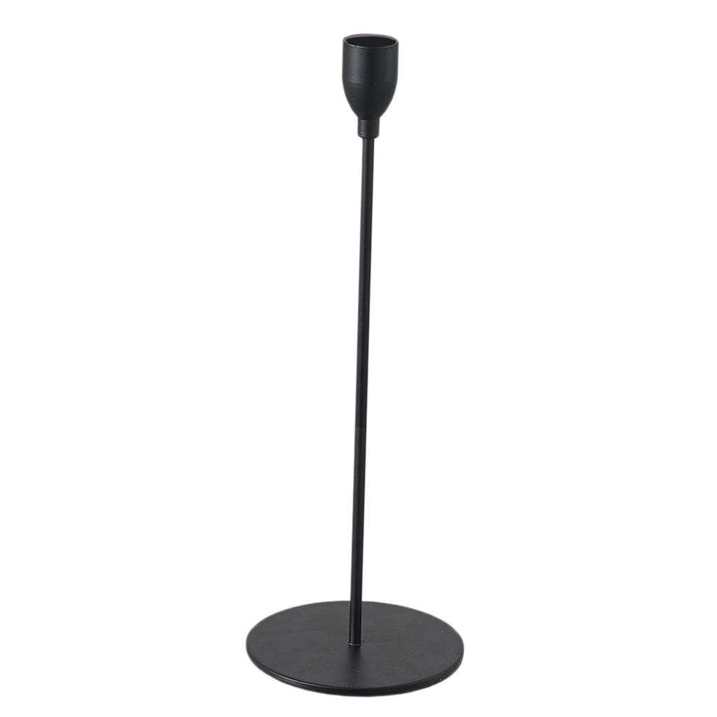 Black Metal Candle Holders for Taper Candles Decorative Candlestick Holder L