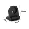 Silica gel Watch Stand Bracket Mount Adapter Kit For Amazfit GTS A1913 Black