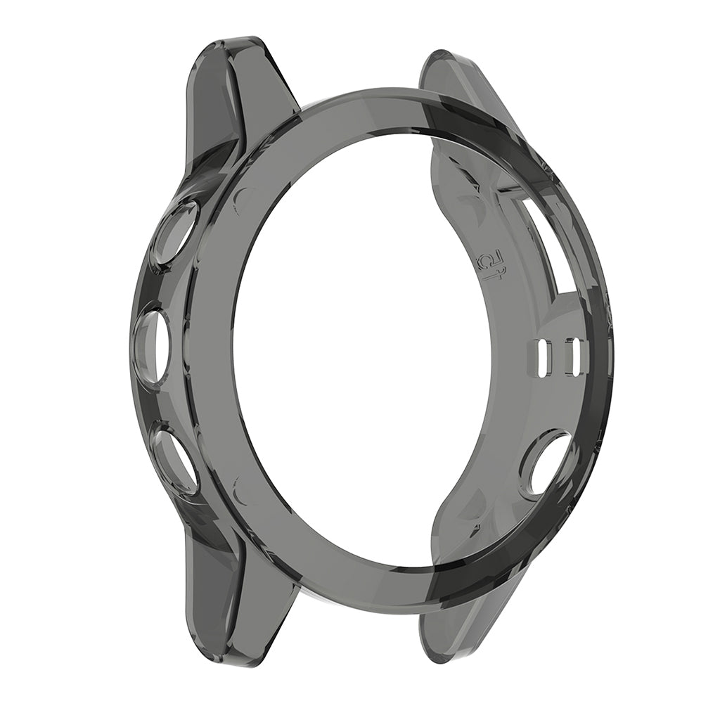 1 Piece Case Protective Cover for Garmin Watch Transparent Black