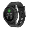 1 Piece Case Protective Cover for Garmin Watch Transparent Black