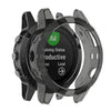 1 Piece Case Protective Cover for Garmin Watch Transparent Black