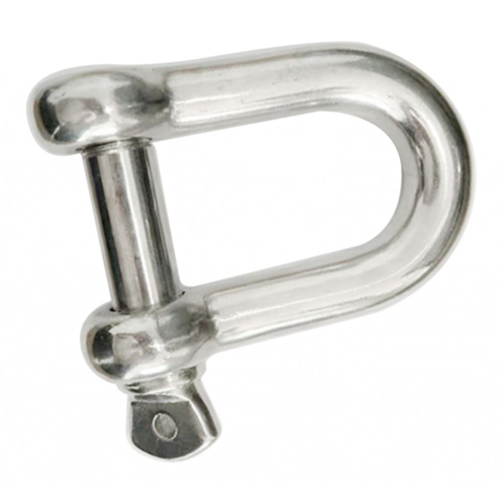 Marine Boat Sail Anchor Chain Rigging D Shackle Pin 304 Stainless Steel 16mm