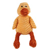 Animal Shape Corduroy Pet Toy Dog Puppy Chewing Biting Toy Duck