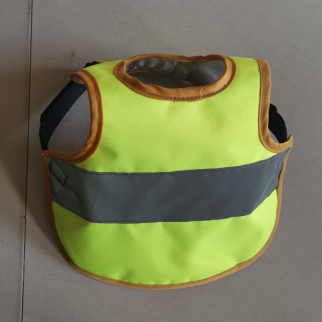 Pet Reflective Vest Chicken Poultry Hen Saddle For Poultry Chicken Yellow