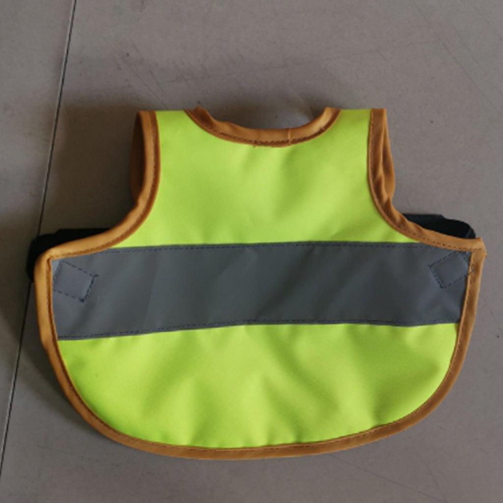 Pet Reflective Vest Chicken Poultry Hen Saddle For Poultry Chicken Yellow