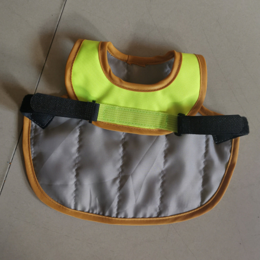 Pet Reflective Vest Chicken Poultry Hen Saddle For Poultry Chicken Yellow