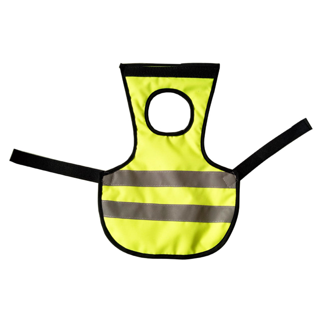 Pet Reflective Vest Chicken Poultry Hen Saddle For Poultry Chicken Yellow