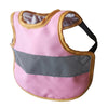 Pet Reflective Vest Chicken Poultry Hen Saddle For Poultry Chicken Rose Red