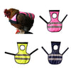 Pet Reflective Vest Chicken Poultry Hen Saddle For Poultry Chicken Rose Red