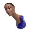 Female Mannequin Manikin Head Model Wig Jewelry Glasses Display Stand Blue