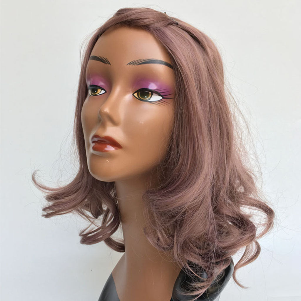 Female Mannequin Manikin Head Model Wig Jewelry Glasses Display Stand Black