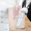 Portable Water Bottle Cap Air Humidifier for Home Office Car Deer Pink