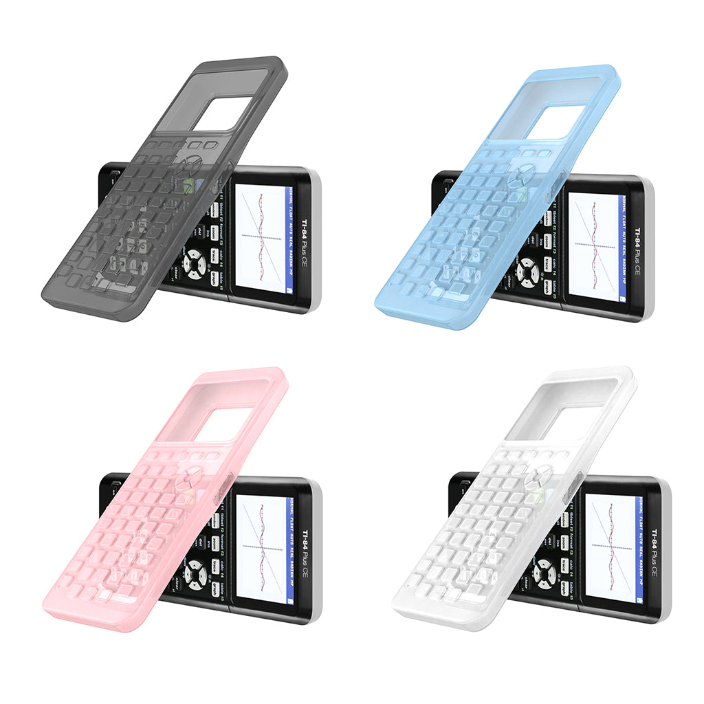 1 Piece Case Cover  for Texas Instruments TI-84 Plus    Transparent White