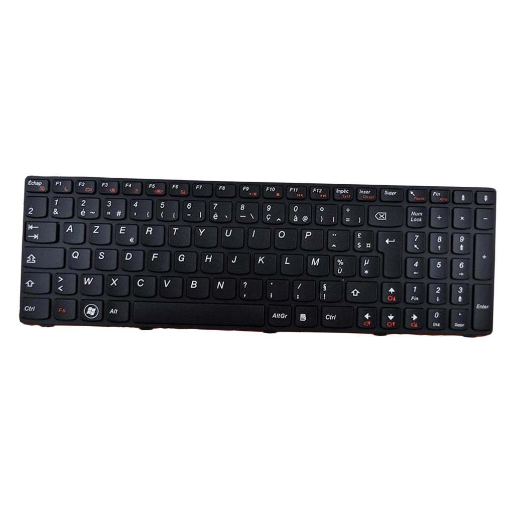 FR PC Laptop Keyboard w/ Black Frame for Lenovo G580 Z580 G580A V580A Z580A