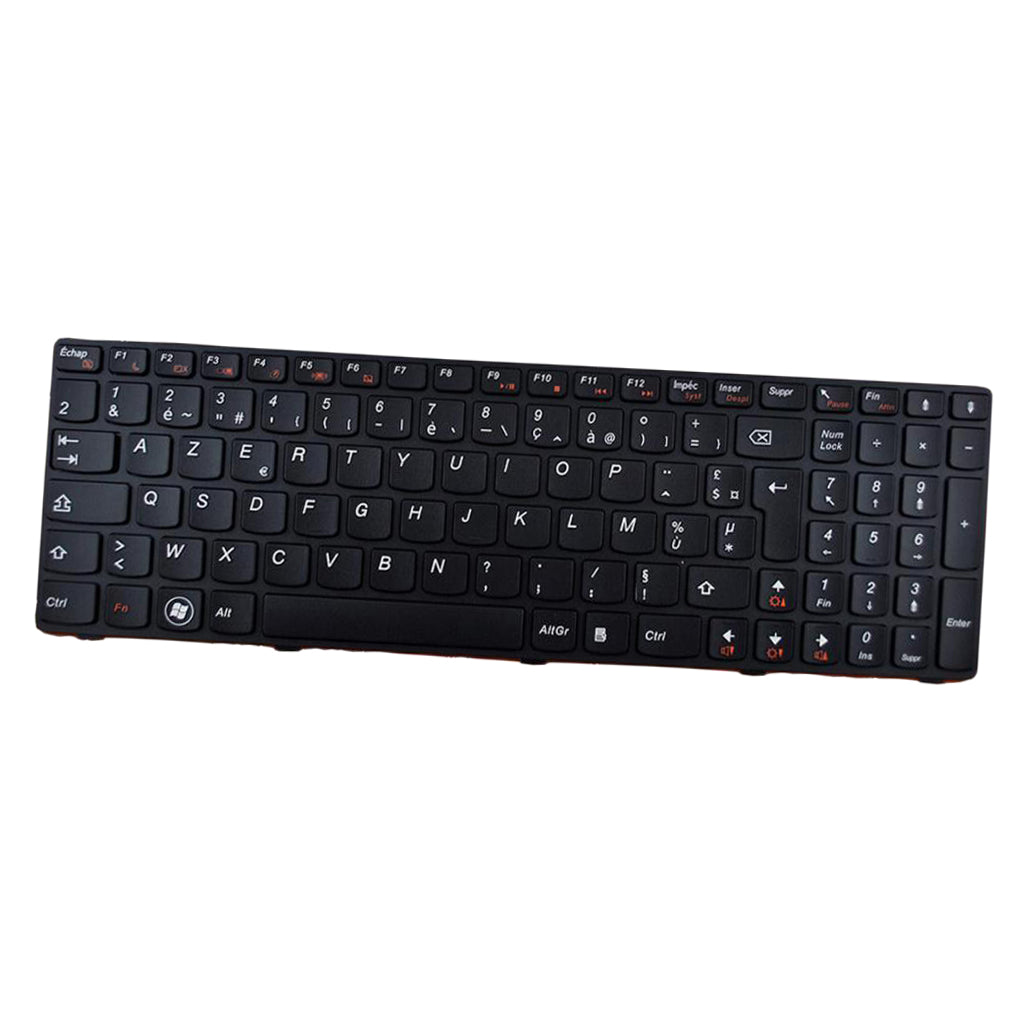 FR PC Laptop Keyboard w/ Black Frame for Lenovo G580 Z580 G580A V580A Z580A