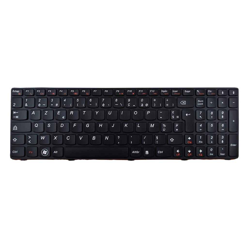 FR PC Laptop Keyboard w/ Black Frame for Lenovo G580 Z580 G580A V580A Z580A