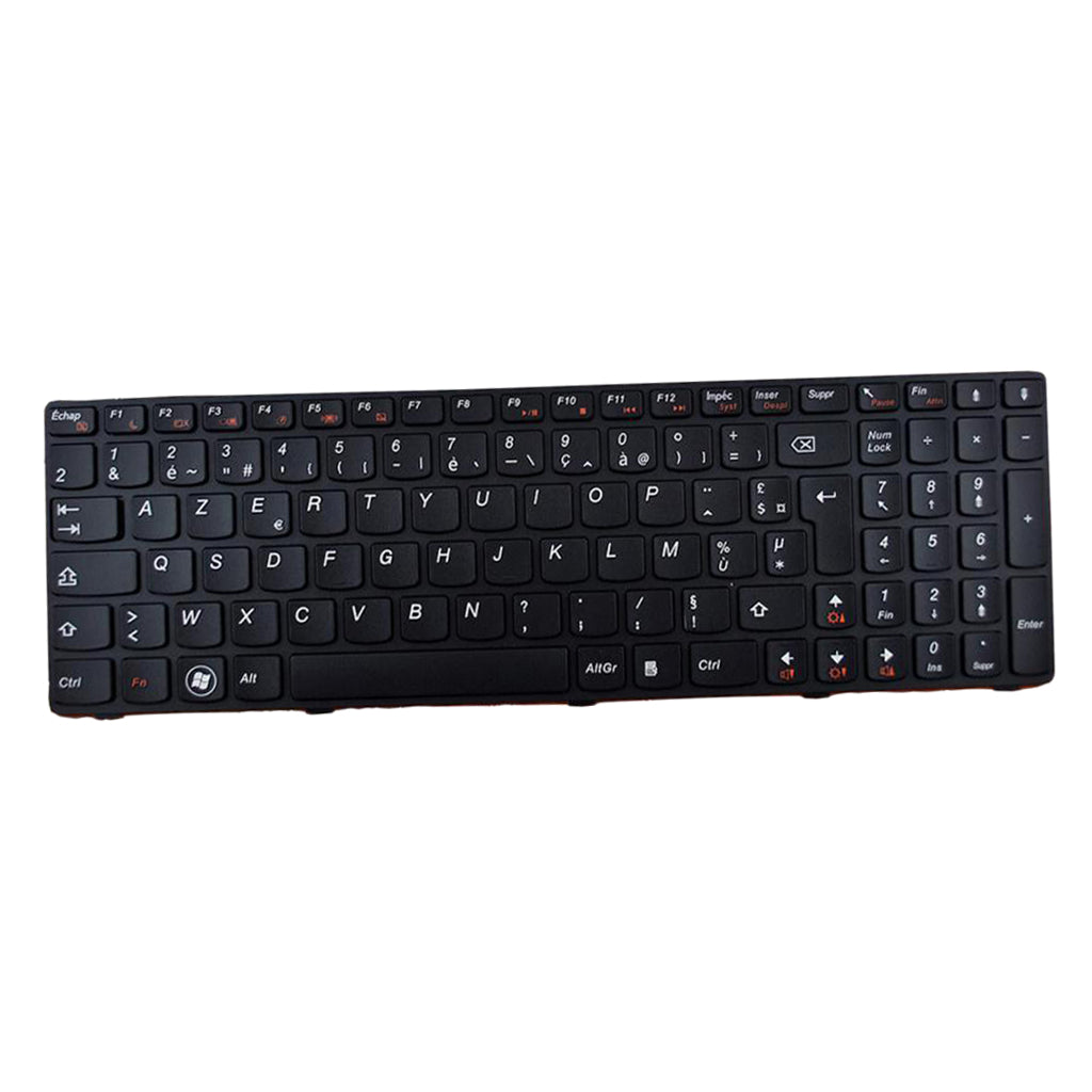 FR PC Laptop Keyboard w/ Black Frame for Lenovo G580 Z580 G580A V580A Z580A